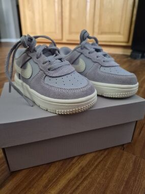 Nike Force 1 Low LV8 2 TD 'Ghost Sail' toddler shoes- 7C